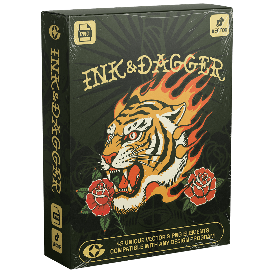 Ink & Dagger Elements Pack (Vol. 1) - GFXWRLD®