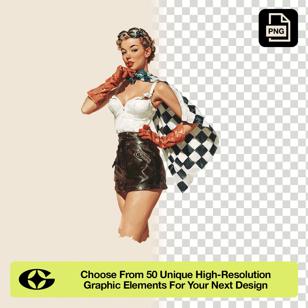 Vintage Pin-Ups Element Pack (Vol. 1)