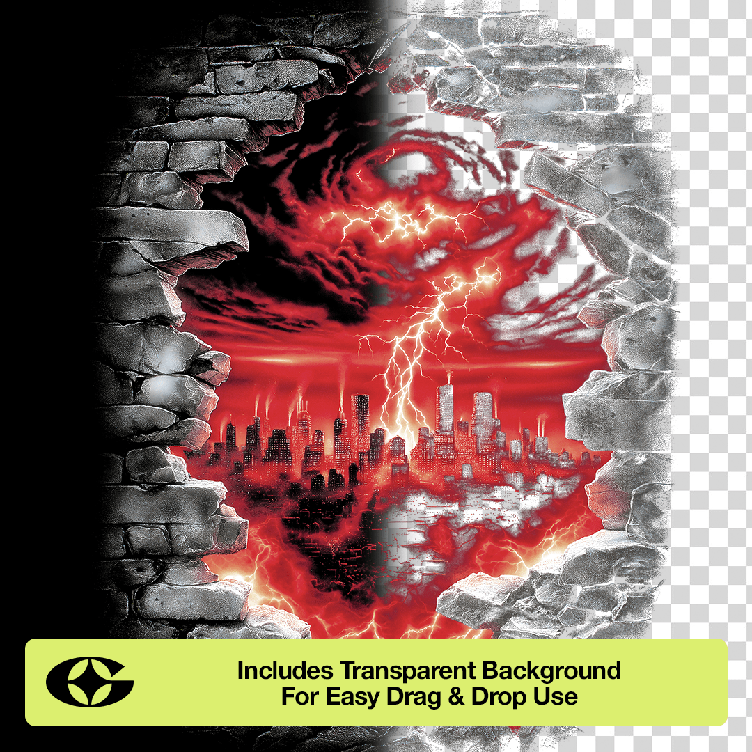 Broken Portal Frames & Backgrounds (Vol. 1) - GFXWRLD®