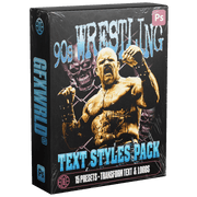 90s Wrestling Text Styles Pack (Vol. 1) - FULLERMOE