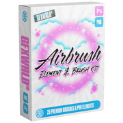 Airbrush Elements & Brush Kit (Vol. 1) - FULLERMOE