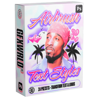 Airbrush Text Styles Pack (Vol. 1) - FULLERMOE