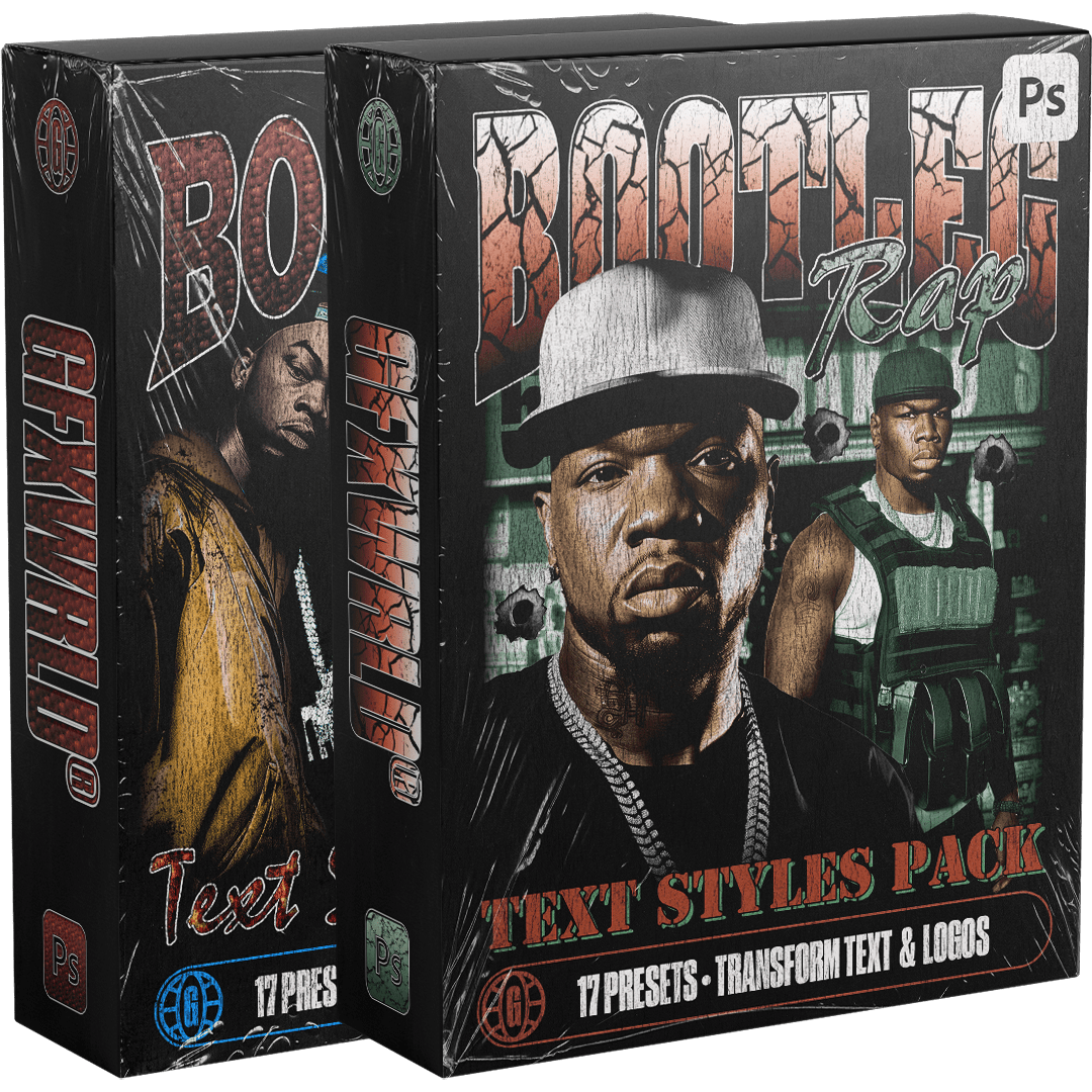 2 Pack Rapper Signature Bootleg Rap Text Styles Vol. 1 - 2 Pack for Designers – GFXWRLD