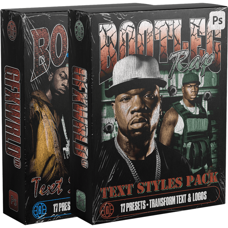 Bootleg Rap Text Styles 2-Pack - FULLERMOE