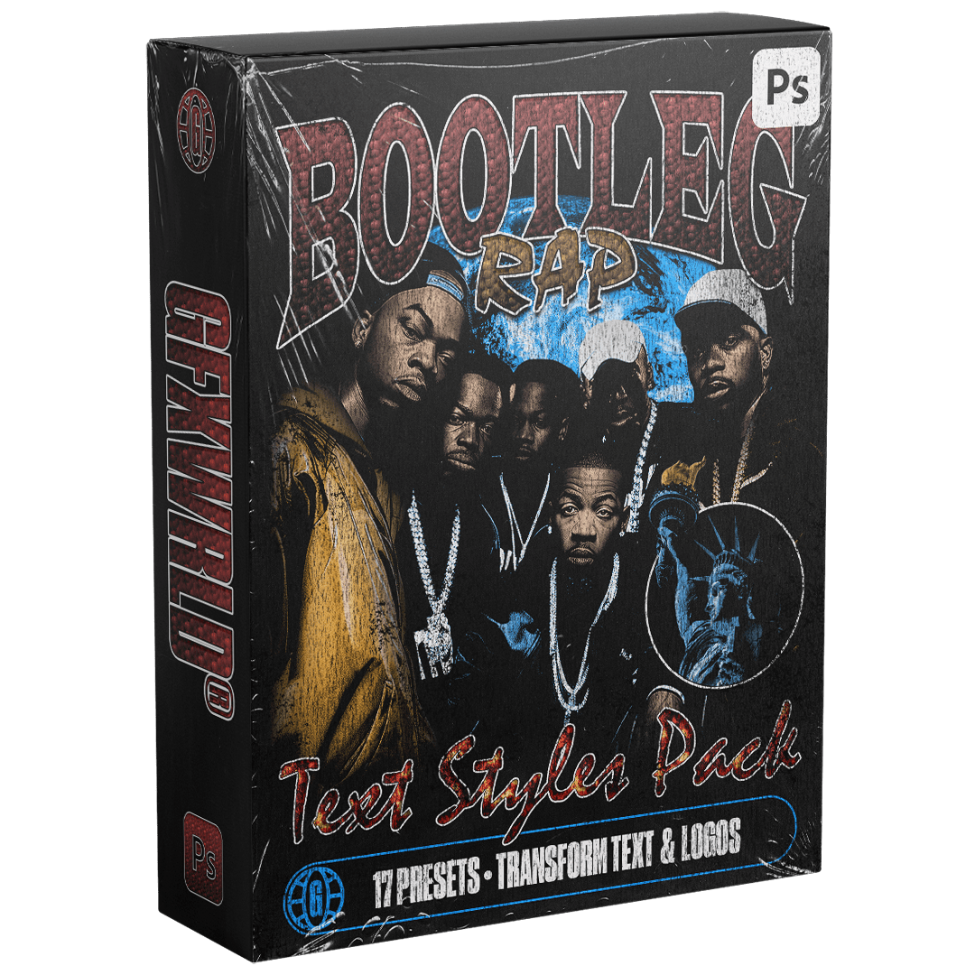 Bootleg Rap Text Styles Pack Vol. 1: Unleash Your Style! – GFXWRLD®