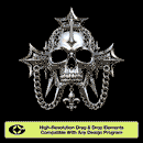 Chrome Relics Element Pack (Vol. 1) animated preview of chrome PNG elements | GFXWRLD