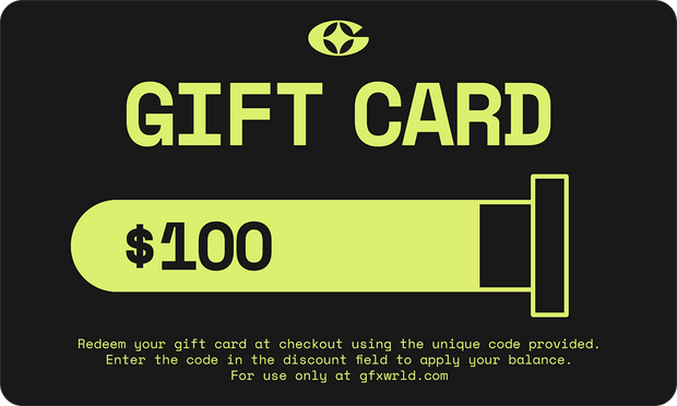 GFXWRLD Digital Gift Card ($100) - GFXWRLD®