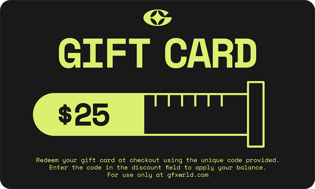 GFXWRLD Digital Gift Card ($25) - GFXWRLD®