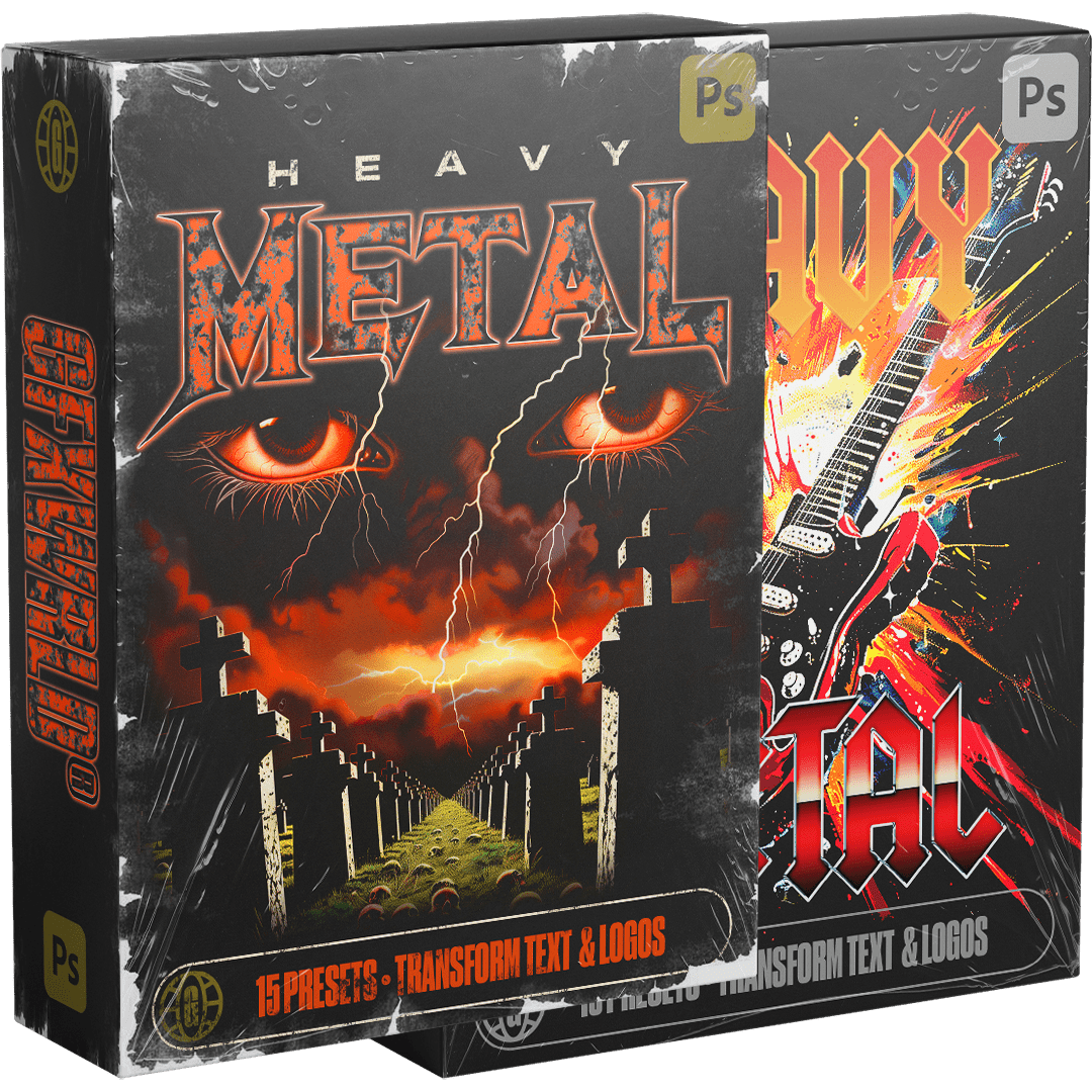 Heavy Metal Text Styles 2-Pack