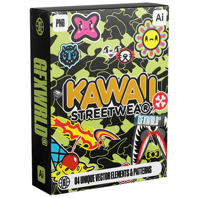Kawaii Streetwear Elements Pack (Vol. 1) - FULLERMOE