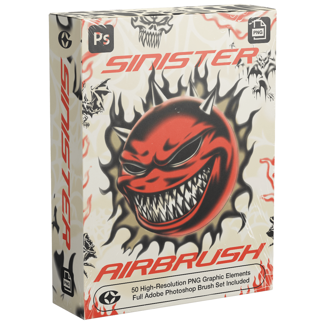 Sinister Airbrush Elements & Brush Set (Vol. 1)
