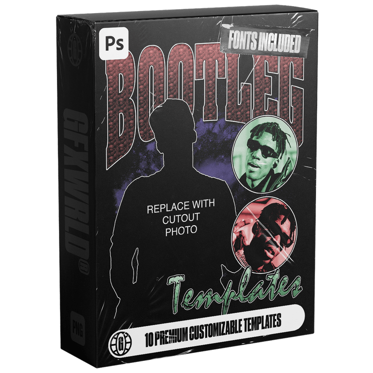 GFXWRLD® Bootleg Pro Templates - FULLERMOE