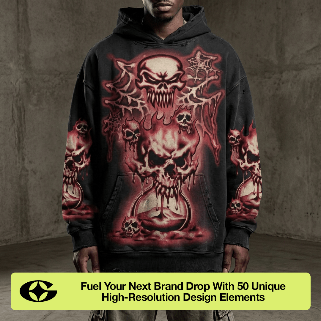 Sinister Airbrush Elements & Brush Set (Vol. 1) - GFXWRLD®