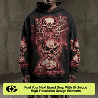 Sinister Airbrush Elements & Brush Set (Vol. 1) - GFXWRLD®