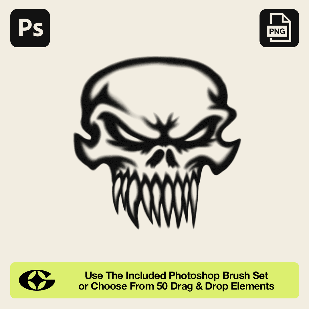 Sinister Airbrush Elements & Brush Set (Vol. 1)