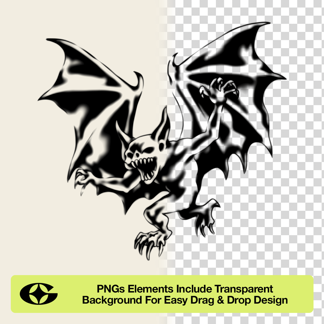 Sinister Airbrush Elements & Brush Set (Vol. 1) - GFXWRLD®