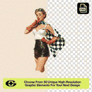 Vintage Pin-Ups Element Pack (Vol. 1)