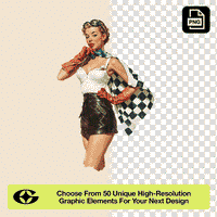 Vintage Pin-Ups Element Pack (Vol. 1)