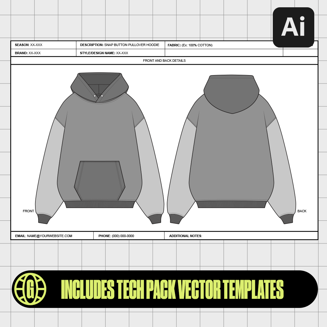 Streetwear Vector Mockups (Vol. 3) - FULLERMOE