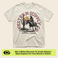 Western Supply Co. Elements (Vol. 1) design workflow and process showcase | GFXWRLD