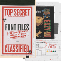 FONT FILES (The Secret Sauce Behind My Best Selling Designs) eBook - FULLERMOE